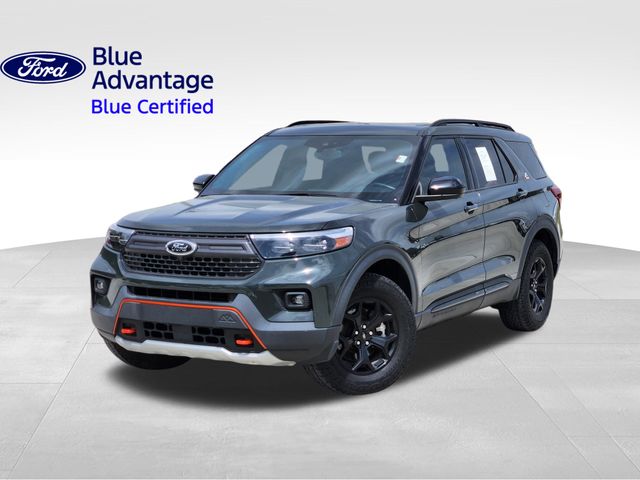 2023 Forged Green Metallic Ford Explorer Timberline SUV