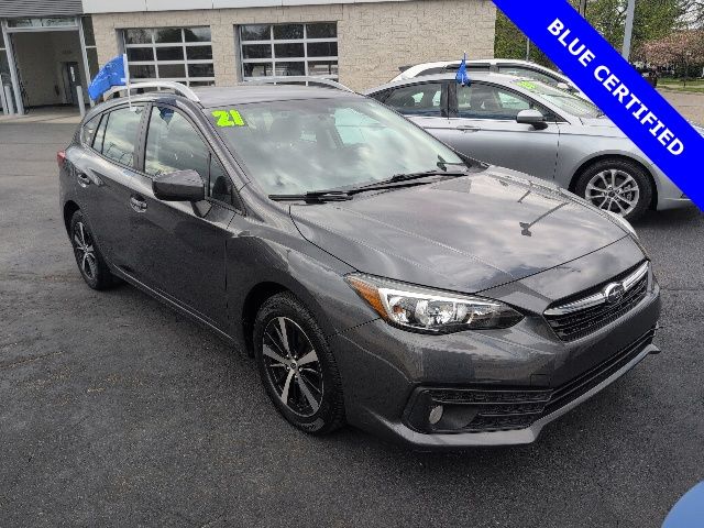 Magnetite Gray Metallic 2021 Subaru Impreza Premium Wagon AWD Wagon All-Wheel Drive Continuously Variable Transmission