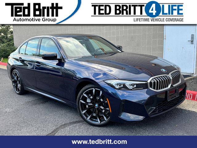 Tanzanite Blue II Metallic 2025 BMW 3 Series Sedan All-Wheel Drive 8-Speed Automatic