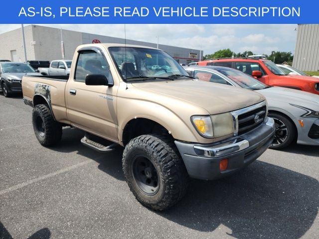 Gold 1999 Toyota Tacoma Pickup Truck Four-Wheel Drive 4-Speed Automatic