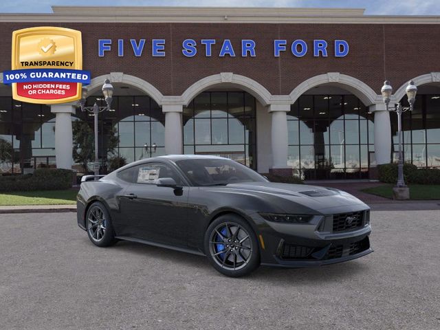 Shadow Black 2025 Ford Mustang Dark Horse Fastback RWD Coupe Rear-Wheel Drive Automatic