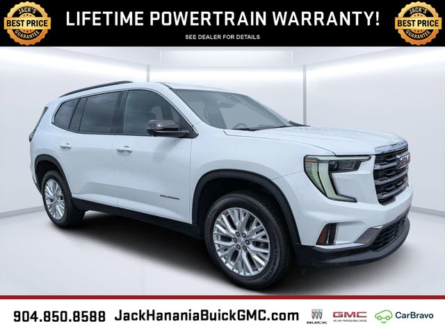 Summit White 2024 GMC Acadia SUV / Crossover Front-Wheel Drive 8-Speed Automatic