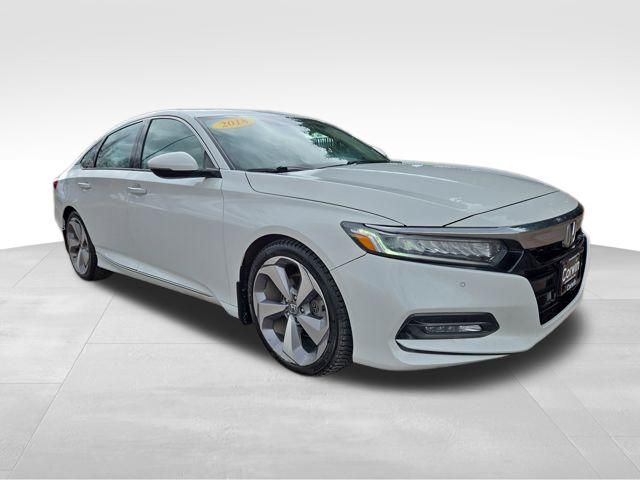 Platinum White Pearl 2018 Honda Accord 1.5T Touring FWD Sedan Front-Wheel Drive Continuously Variable Transmission
