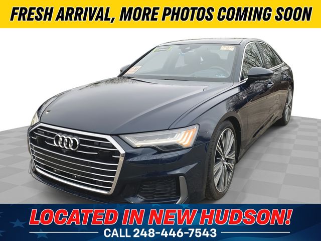 Blue Metallic 2019 Audi A6 55 TFSI quattro Prestige Sedan AWD Sedan All-Wheel Drive 7-Speed Automatic