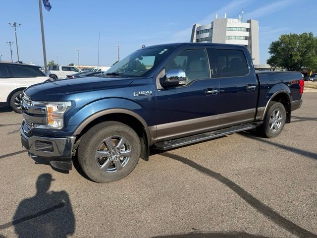 2019 Blue Jeans Metallic Ford F-150 Lariat 4X4 Truck