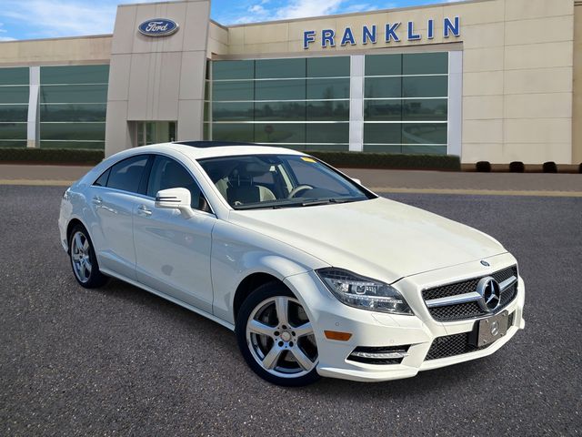 Diamond White 2014 Mercedes-Benz CLS 550 4MATIC Sedan All-Wheel Drive 7-Speed Automatic
