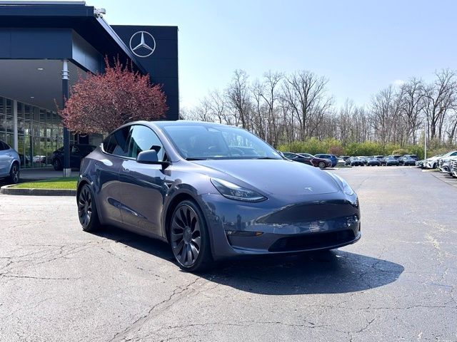 Midnight Silver Metallic 2023 Tesla Model Y Performance AWD SUV / Crossover All-Wheel Drive 1-Speed Automatic