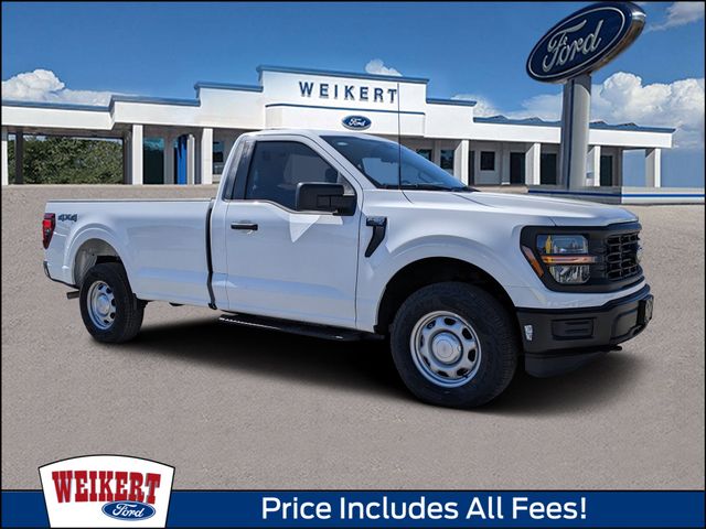 Oxford White 2025 Ford F-150 XL Regular Cab LB 4WD Pickup Truck Four-Wheel Drive Automatic