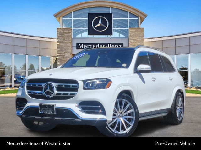 Polar White 2023 Mercedes-Benz GLS 580 4MATIC SUV / Crossover All-Wheel Drive 9-Speed Automatic