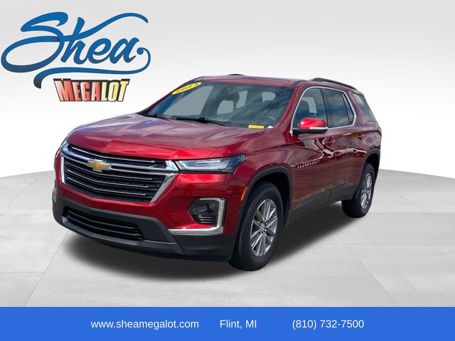 Radiant Red Tintcoat 2023 Chevrolet Traverse SUV / Crossover Four-Wheel Drive 9-Speed Automatic
