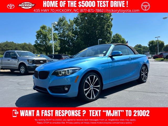 Blue Metallic 2020 BMW 2 Series Convertible Rear-Wheel Drive 8-Speed Automatic