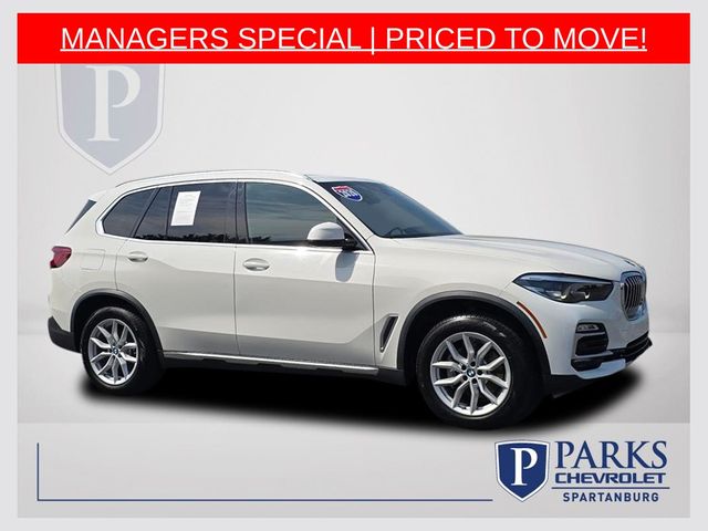 Alpine White 2020 BMW X5 sDrive40i RWD SUV / Crossover Rear-Wheel Drive 8-Speed Automatic