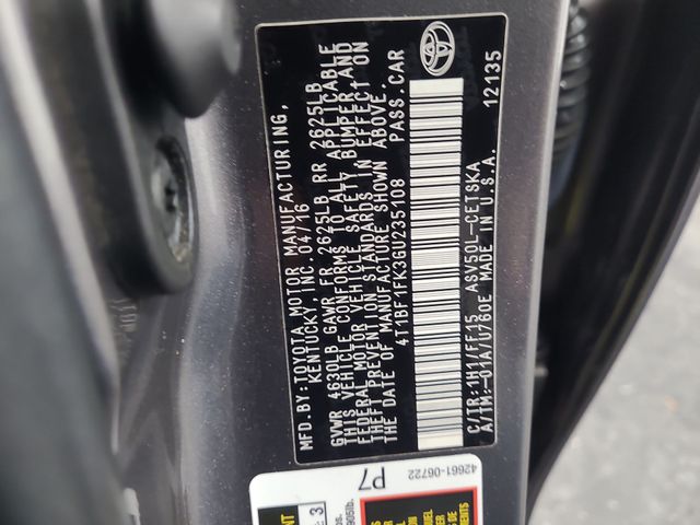 2016 – Toyota – Camry