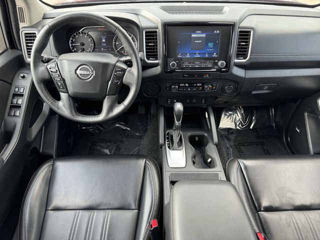 2024 Nissan Frontier SL Red at DeMontrond Auto Country