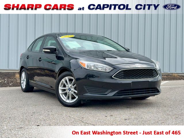 Shadow Black 2017 Ford Focus SE Sedan Front-Wheel Drive 6-Speed Automatic