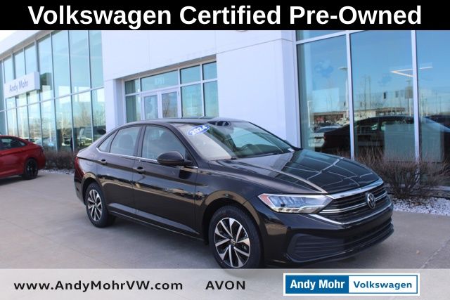 Deep Black Pearl 2024 Volkswagen Jetta S FWD Sedan Front-Wheel Drive 8-Speed Automatic