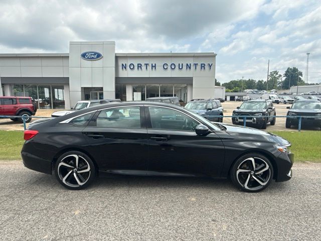 Crystal Black Pearl 2022 Honda Accord Sedan Front-Wheel Drive Continuously Variable Transmission