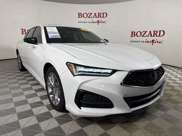White 2022 Acura TLX Sedan Front-Wheel Drive Automatic