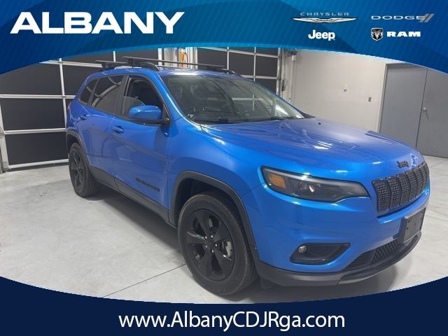 Hydro Blue Pearlcoat 2021 Jeep Cherokee Altitude 4WD SUV / Crossover Four-Wheel Drive 9-Speed Automatic