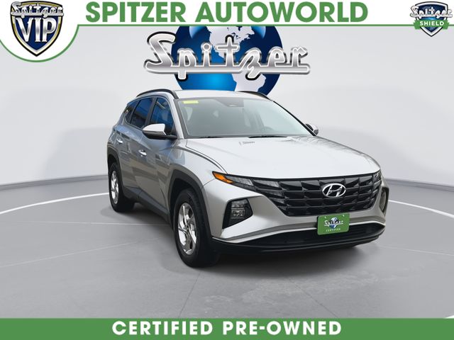 Shimmering Silver 2022 Hyundai Tucson SEL AWD SUV / Crossover All-Wheel Drive 8-Speed Automatic