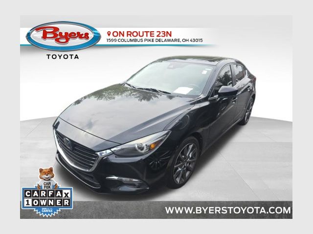 Jet Black Mica 2018 Mazda MAZDA3 Grand Touring Sedan Front-Wheel Drive 6-Speed Manual