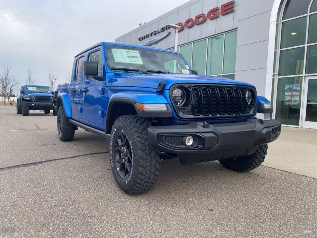 2026 Jeep Gladiator Willys - Hydro Blue Pearlcoat exterior view 3