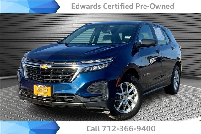 Blue Glow Metallic 2023 Chevrolet Equinox LS AWD with 1LS SUV / Crossover Four-Wheel Drive 6-Speed Automatic Overdrive