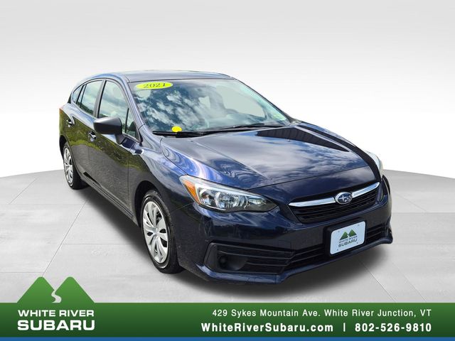 Dark Blue Pearl 2021 Subaru Impreza Wagon All-Wheel Drive Continuously Variable Transmission