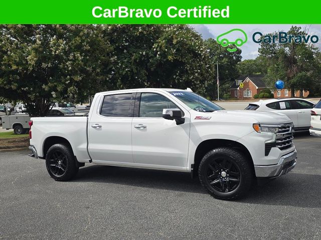 Summit White 2023 Chevrolet Silverado 1500 Pickup Truck Four-Wheel Drive Automatic