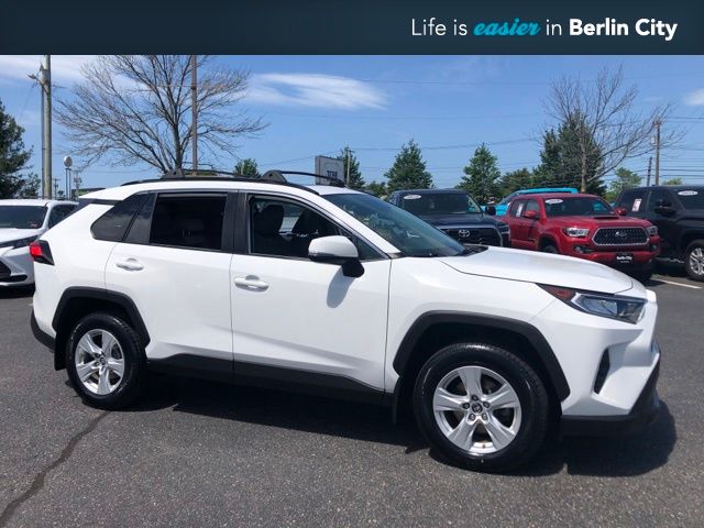 Super White 2019 Toyota RAV4 SUV / Crossover All-Wheel Drive 8-Speed Automatic