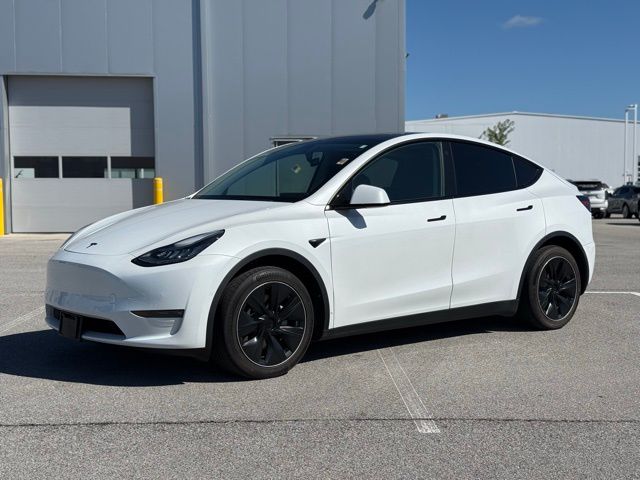White 2021 Tesla Model Y Long Range AWD SUV / Crossover All-Wheel Drive 1-Speed Automatic