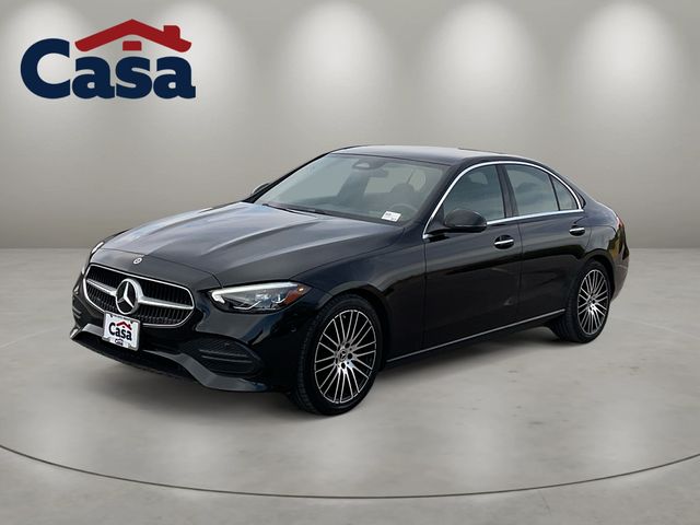 Black 2025 Mercedes-Benz C-Class Sedan All-Wheel Drive 9-Speed Automatic