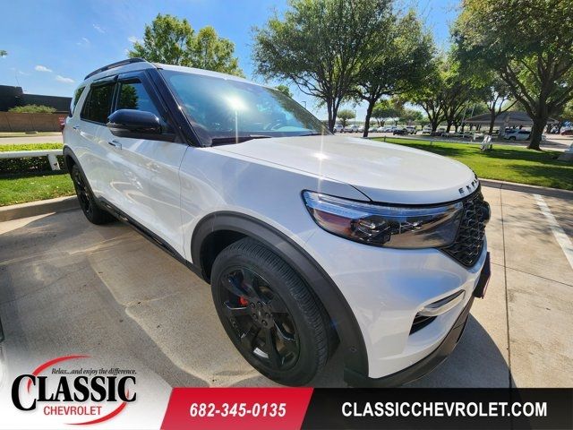 White 2021 Ford Explorer ST AWD SUV / Crossover All-Wheel Drive Automatic