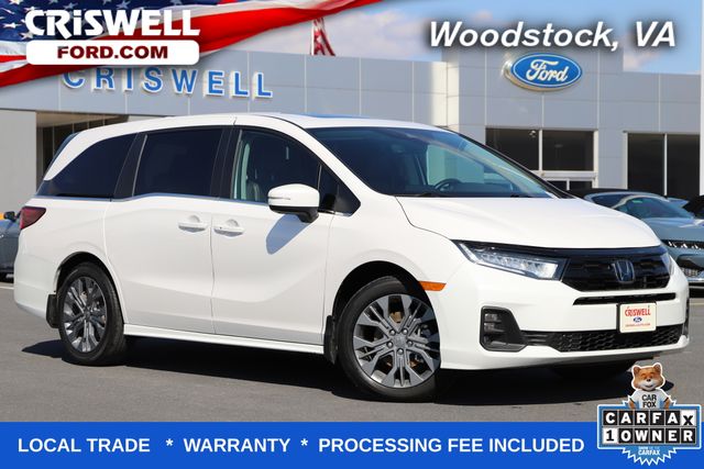Platinum White Pearl 2025 Honda Odyssey Touring FWD Minivan Front-Wheel Drive Automatic