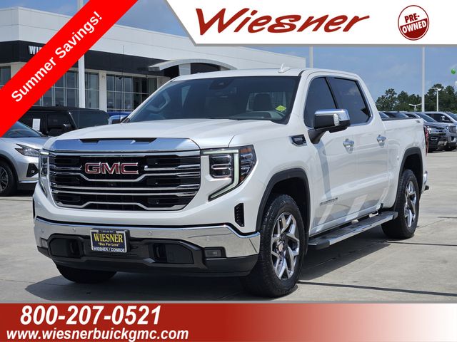 White Frost 2022 GMC Sierra 1500 Pickup Truck Four-Wheel Drive Automatic
