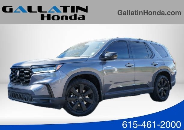 Gray (Modern Steel Metallic) 2025 Honda Pilot Black Edition AWD SUV / Crossover All-Wheel Drive Automatic