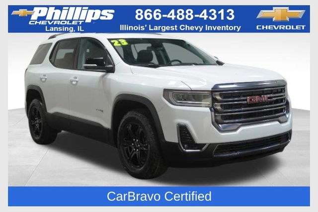 Summit White 2023 GMC Acadia SUV / Crossover Four-Wheel Drive 9-Speed Automatic
