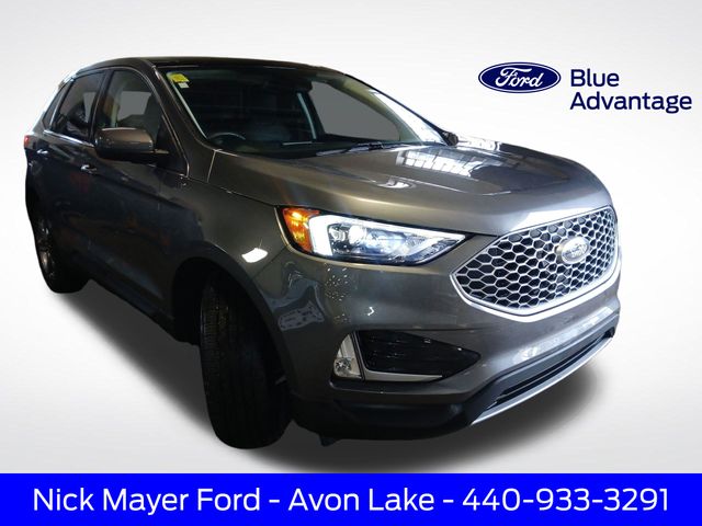 Gray Metallic 2024 Ford Edge SEL AWD SUV / Crossover All-Wheel Drive 8-Speed Automatic
