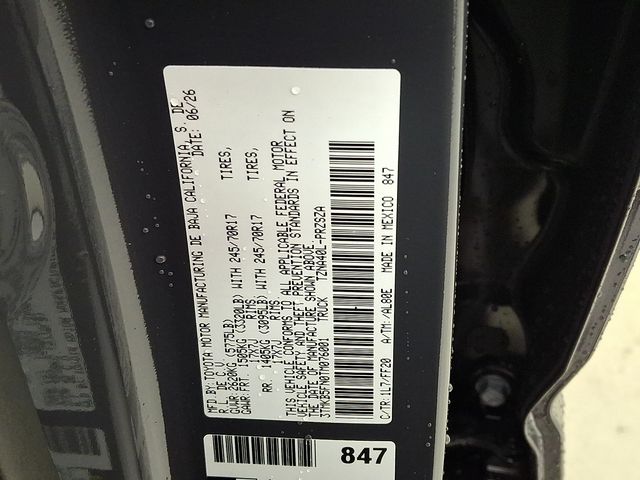 New 2026 Toyota Tacoma Truck