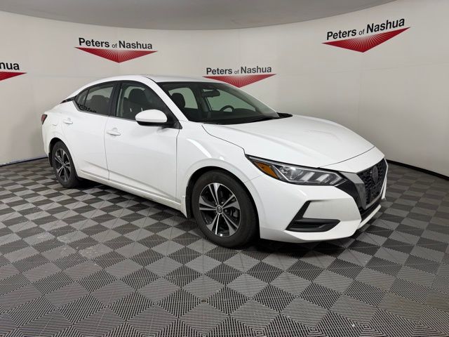 White (Fresh Powder) 2023 Nissan Sentra SV FWD Sedan Front-Wheel Drive Continuously Variable Transmission