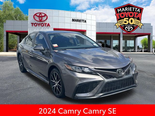 Predawn Gray Mica 2024 Toyota Camry Sedan Front-Wheel Drive 8-Speed Automatic