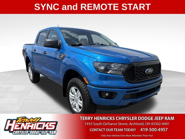 Velocity Blue Metallic 2023 Ford Ranger Pickup Truck Four-Wheel Drive Automatic