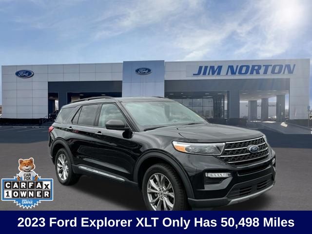 Agate Black Metallic 2023 Ford Explorer SUV / Crossover All-Wheel Drive Automatic