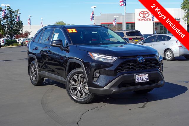 used 2022 Toyota RAV4 Hybrid car, priced at $33,500