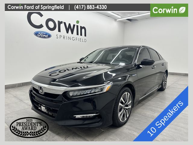 Crystal Black Pearl 2019 Honda Accord Hybrid Touring FWD Sedan Front-Wheel Drive Continuously Variable Transmission