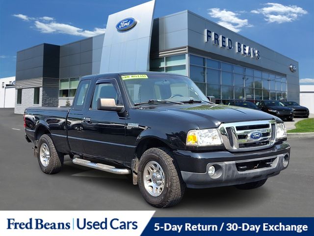 Black 2011 Ford Ranger Pickup Truck Four-Wheel Drive 5-Speed Automatic Overdrive