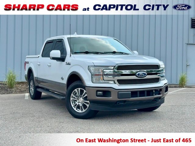 White 2019 Ford F-150 Pickup Truck Four-Wheel Drive Automatic