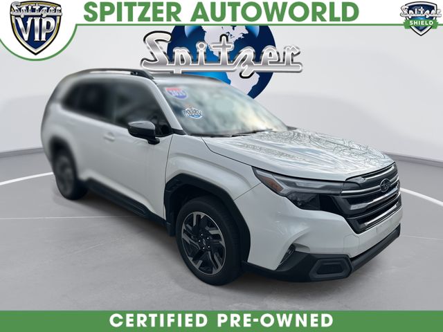 Crystal White Pearl 2025 Subaru Forester SUV / Crossover All-Wheel Drive Continuously Variable Transmission
