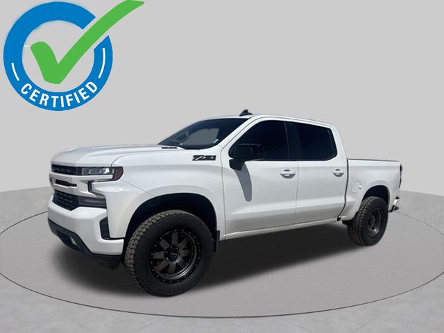 Summit White 2021 Chevrolet Silverado 1500 Pickup Truck Four-Wheel Drive Automatic