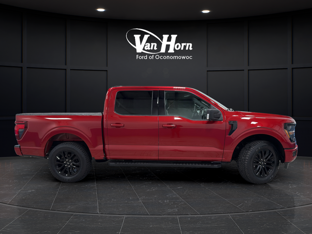 Used 2024 Rapid Red Metallic Tinted Clearcoat Ford XLT image 8